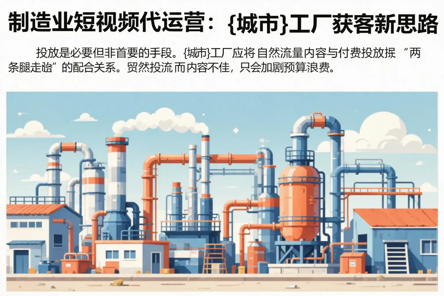 制造业短视频代运营：平顶山工厂获客新思路