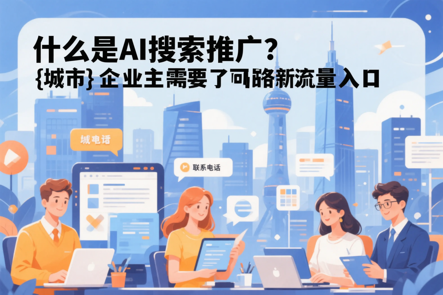 什么是AI搜索推广？平顶山企业主需要了解的新流量入口