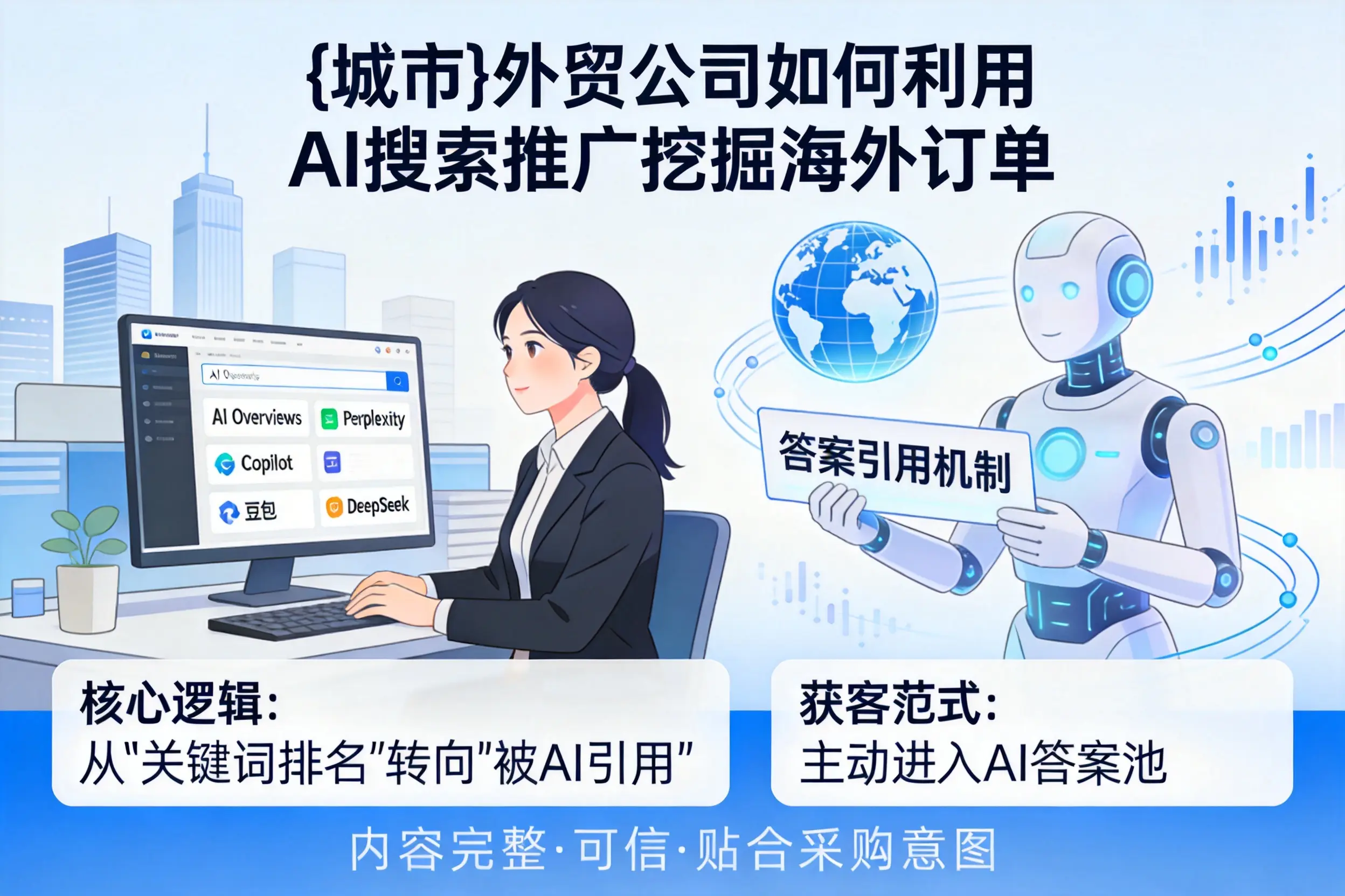 平顶山外贸公司如何利用AI搜索推广挖掘海外订单