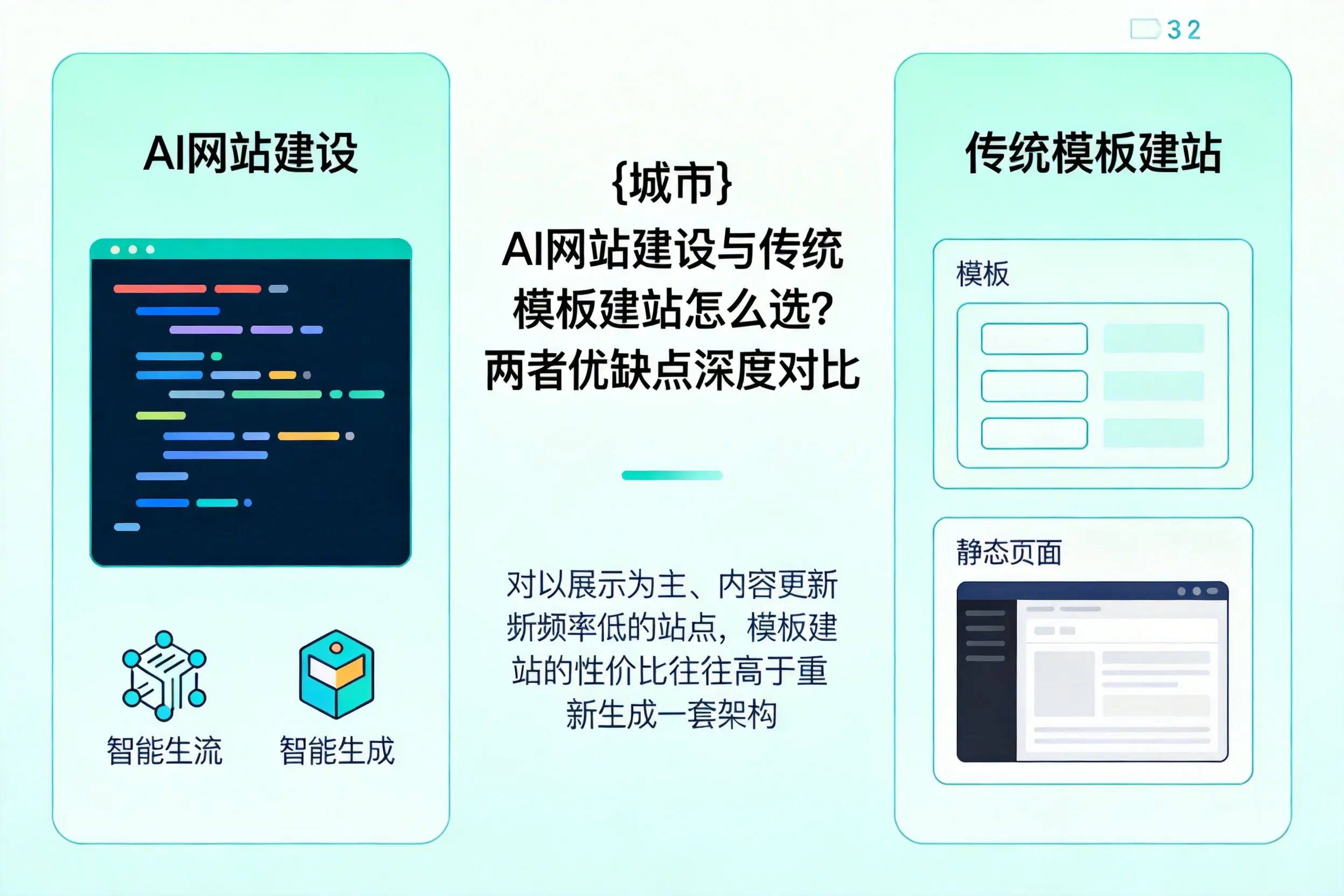 平顶山AI网站建设与传统模板建站怎么选？两者优缺点深度对比