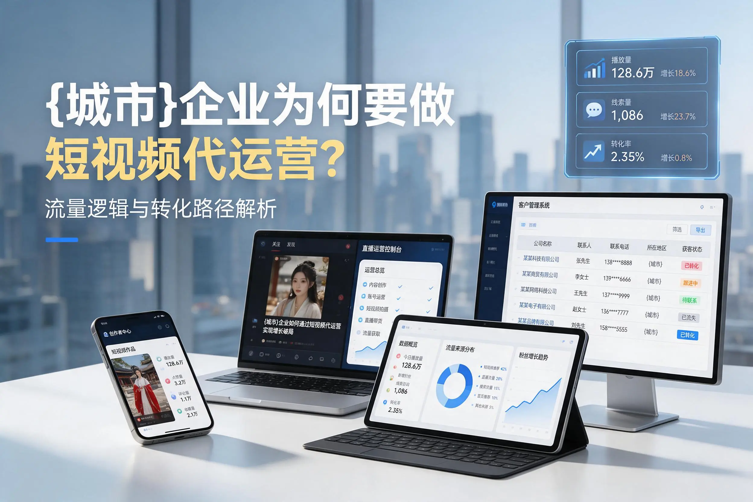 平顶山企业为何要做短视频代运营？流量逻辑与转化路径解析