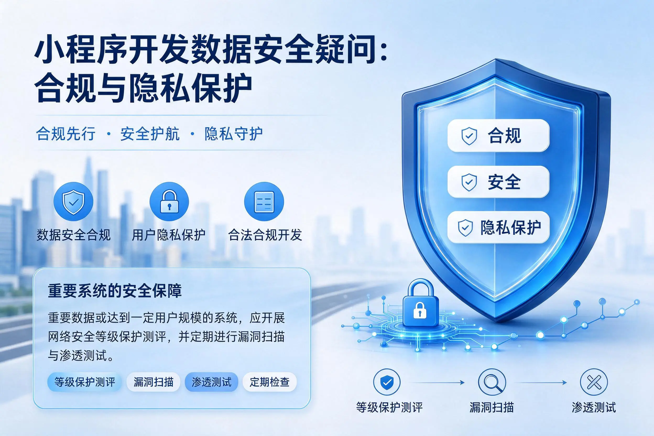 平顶山小程序开发数据安全疑问：合规与隐私保护