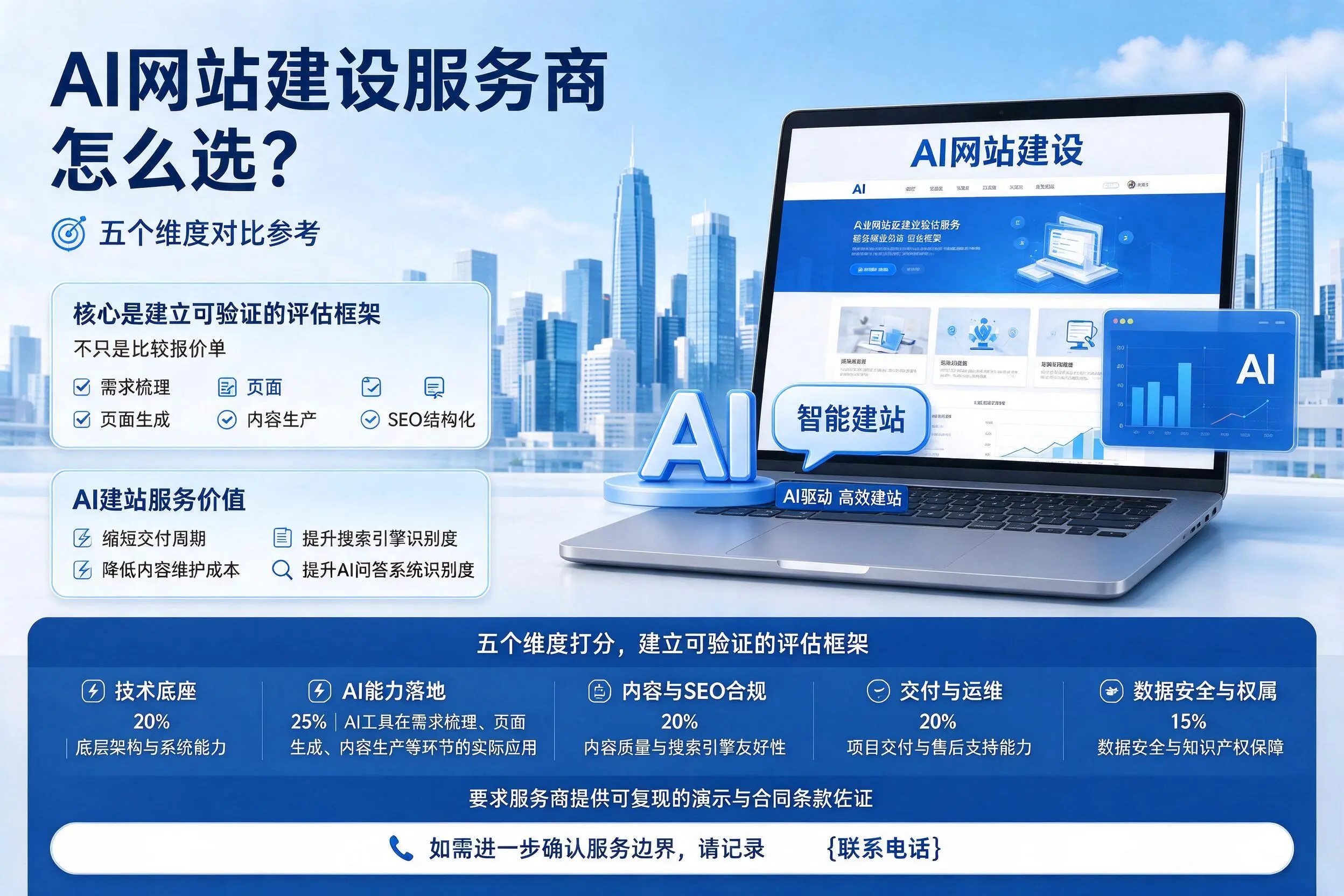 平顶山AI网站建设服务商怎么选?五个维度对比参考